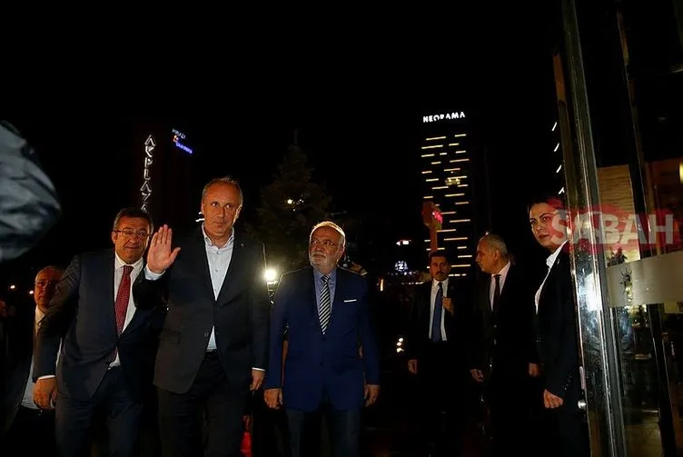 Erdoğan-İnce görüşmesinden ilk kareler