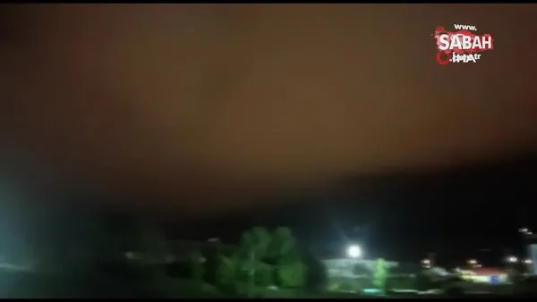 Erzurum’da garip bir hava olayı, görenler gözünü alamadı | Video