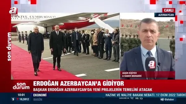 Son Dakika: Başkan Erdoğan Zengilan Havaalanı açılışı için Azerbaycan'a gidiyor | Video