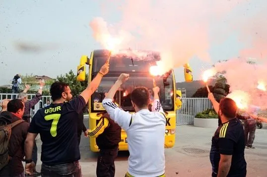 Fenerbahçe böyle uğurlandı