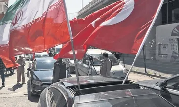 İstanbul’da İran’a destek konvoyu