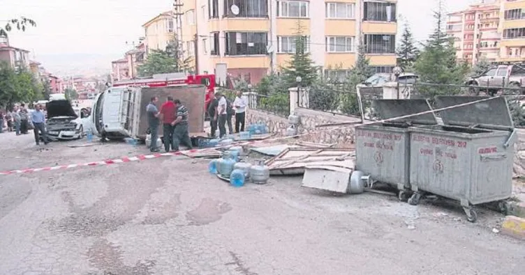 Kahramanmaraş’ta korkutan kaza