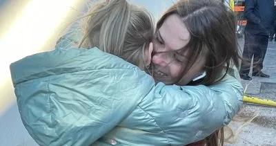 Son dakika: Ukraynalı 4 kız kardeşi Türk şoför kurtarmıştı! Böyle kavuştular...