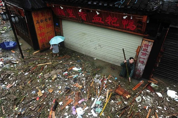 Çin’deki yağışlar 34 can aldı
