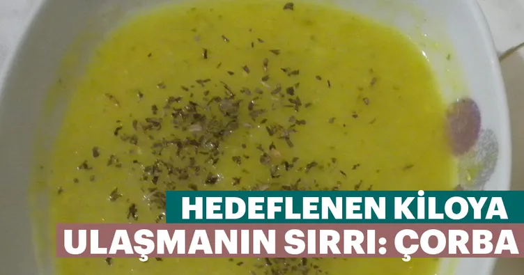 Çorba içerek günde 3 kilo yağ kaybedin