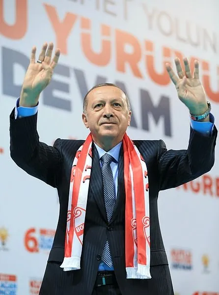 Cumhurbaşkanı Erdoğan'ın Bolu AK Parti İl Kongresi'nden yansıyan kareleri