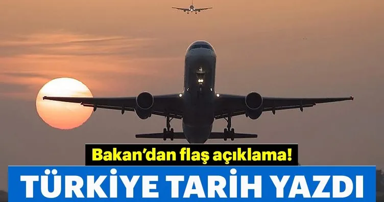 Türkiye sivil havacılıkta tarih yazdı!