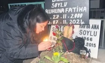 Gizem’in doğum gününü mezarı başında kutladı #izmir