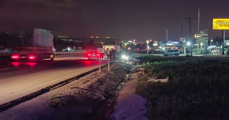 Ankara’da feci kaza: 1 ölü, 2 yaralı