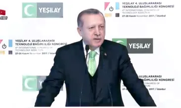 Cumhurbaşkanı Erdoğan’dan Teknoloji Bağımlılığı Kongresi’nde flaş açıklamalar