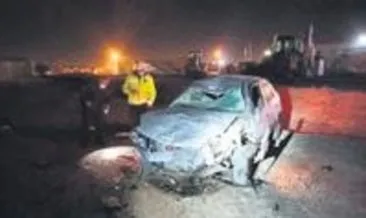 Otomobil, yapımı süren yola uçtu