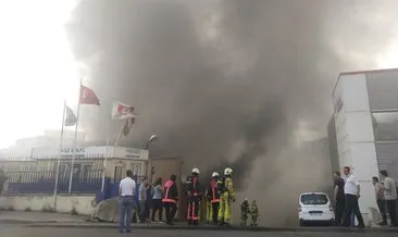 Gaziosmanpaşa’da tekstil fabrikasında yangın