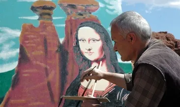 Ünlü yüzleri peribacalarıyla resmetti!