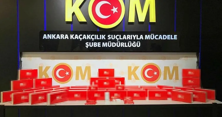 Ankara’da gümrük kaçağı Covid-19 test kitleri ele geçirildi