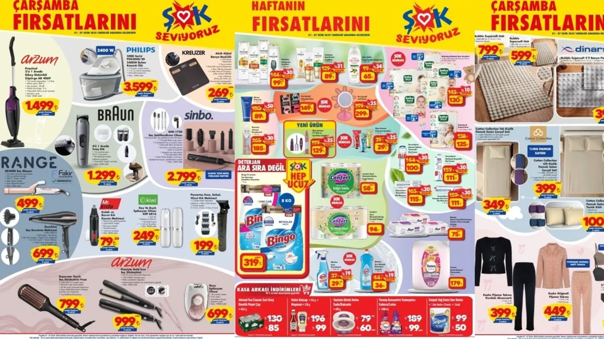 SEPETLER DOLUYOR!🔥8 Ekim’e kadar geçerli ŞOK aktüel fırsatları: Şofben, su sebili, midi fırın, aspiratör, ayakkabılık...