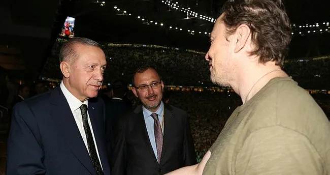 Başkan Erdoğan Katar'da Elon Musk ile görüştü