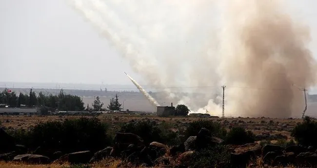 Fırat Kalkanı Harekatında DEAŞ ve PKK/PYD hedefleri vuruldu