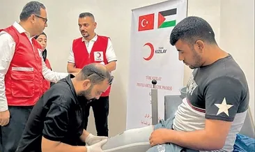 Kızılay’dan Gazze’ye protez desteği