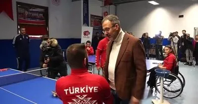 Bakan Kasapoğlu’ndan Dünya Engelliler Günü’nde masa tenisçilere sürpriz ziyaret | Video