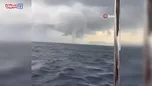 Bodrum açıklarında dev hortum çıktı