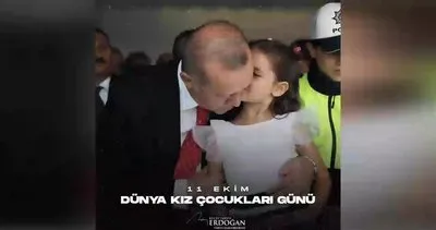 SON DAKİKA: Cumhurbaşkanı Erdoğan’dan Dünya Kız Çocukları Günü paylaşımı