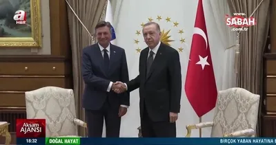 Son dakika: Başkan Erdoğan Ankara’da Slovenya Cumhurbaşkanı Pahor ile görüşüyor | Video