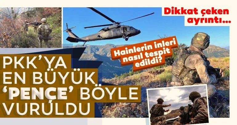Son dakika: PKK’ya en büyük ’Pençe’nin perde arkası! Hainlerin inleri böyle tespit edildi...