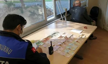 Aracını park edip dilendi üzerinden 7 bin lira çıktı