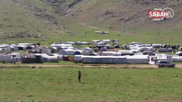 Terör örgütü PKK'nın Sincar'daki kampları görüntülendi | Video