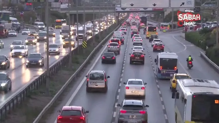 İstanbul’da ara tatil sonrası trafik yoğunluğu oluştu | Video