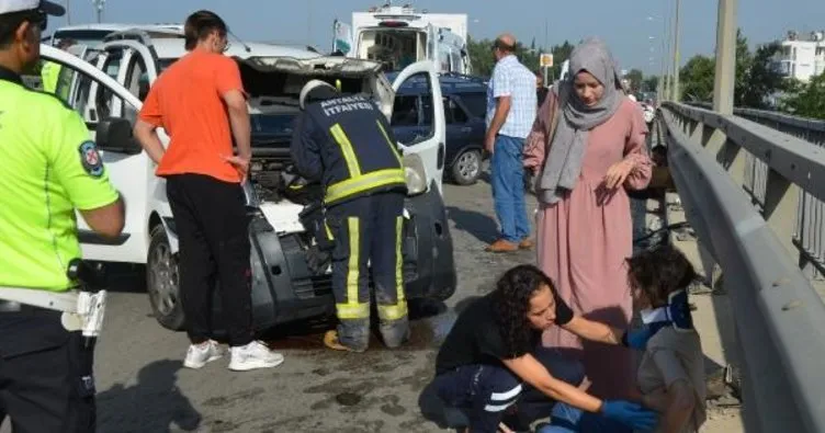 Antalya Serik’te korkunç kaza: 1 ölü, 4 yaralı!