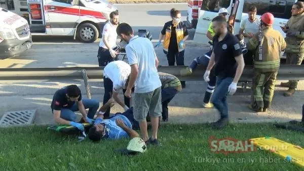 İstanbul Ümraniye’de can pazarı! İşçileri taşıyan minibüs hafriyat kamyonuna çarptı: Çok sayıda yaralı var