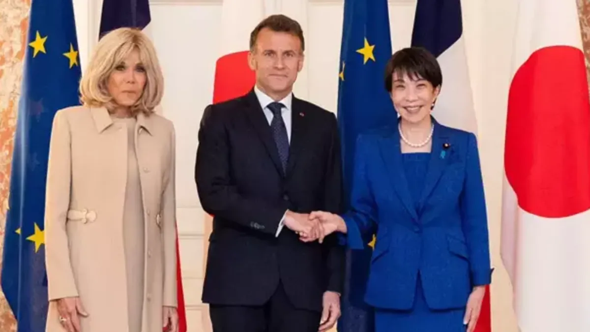 Fransa Cumhurbaşkanı Macron, Japonya’ya resmi ziyaret gerçekleştirdi Fransa Cumhurbaşkanı Macron, Japonya’ya resmi ziyaret gerçekleştirdi