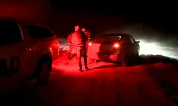 Ardahan’da mahsur kalan vatandaşlar AFAD tarafından kurtarıldı #ardahan