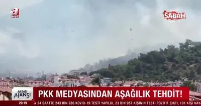 Yangınlar sürerken PKK’nın gazetesi Kaz Dağlarını işaret etti!