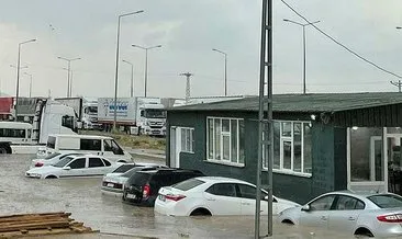 Doğu Anadolu’da yağmur sele yol açtı #agri