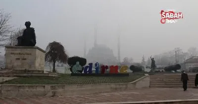 Mimar Sinan’ın ‘ustalık eseri’ Selimiye’nin sisli görüntüsü mest etti | Video