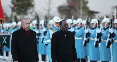 Çad Cumhurbaşkanı Deby Cumhurbaşkanlığı Külliyesinde