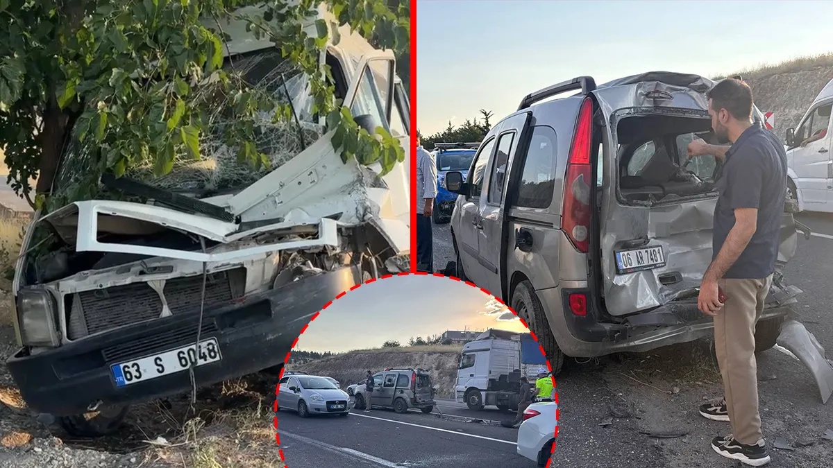 Şanlıurfa-Suruç yolundaki kaza sonrası olay yeri