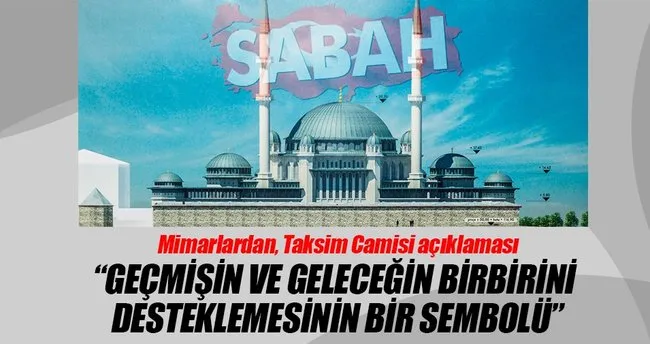 Mimarlardan, Taksim Camisi açıklaması
