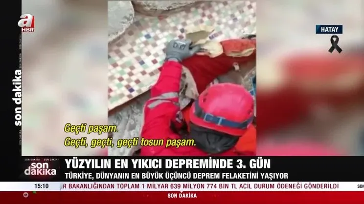 Ali bebek, Hatay'daki enkazdan böyle kurtarıldı | Video
