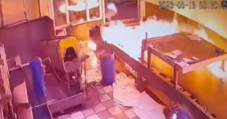 Ergene’deki fabrikada yangın: 3 işçi yaralı!