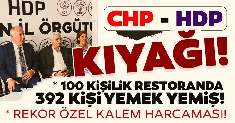 Mardin Büyükşehir Belediyesi, HDP ve CHP heyetine binlerce lira harcamış