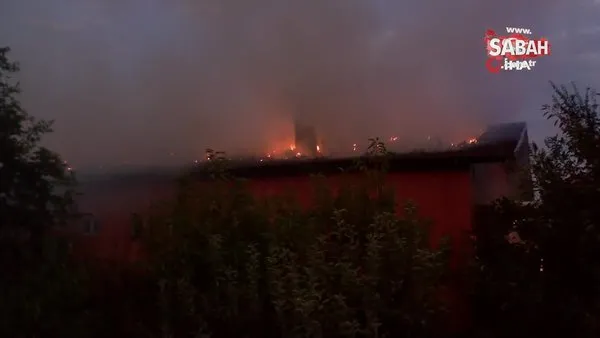 Tokat'ta ekmek fabrikasında yangın | Video