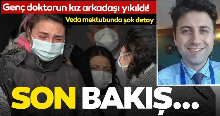 SON DAKİKA: Bursa Uludağ’da intihar eden doktor Mustafa Yalçın son yolculuğuna uğurlandı! Kız arkadaşı ayakta durmakta zorlandı!