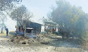 Bodrum’da korkutan yangın 4 tiny house küle döndü