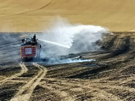 Yozgat’ta 150 dönüm hububat ekili tarla yandı