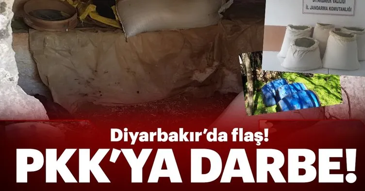 Diyarbakır’da teröristlerce kullanılan 3 mağara ile sığınak bulundu