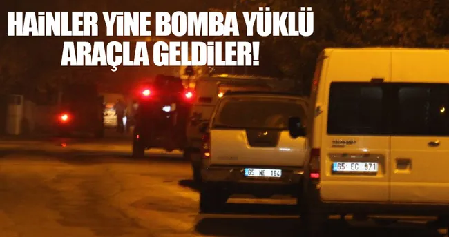 Van’da bomba yüklü araç ele geçirildi