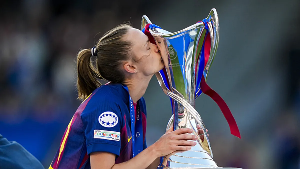 UEFA Kadınlar Şampiyonlar Ligi’nde zafer Barcelona’nın oldu UEFA Kadınlar Şampiyonlar Ligi’nde zafer Barcelona’nın oldu